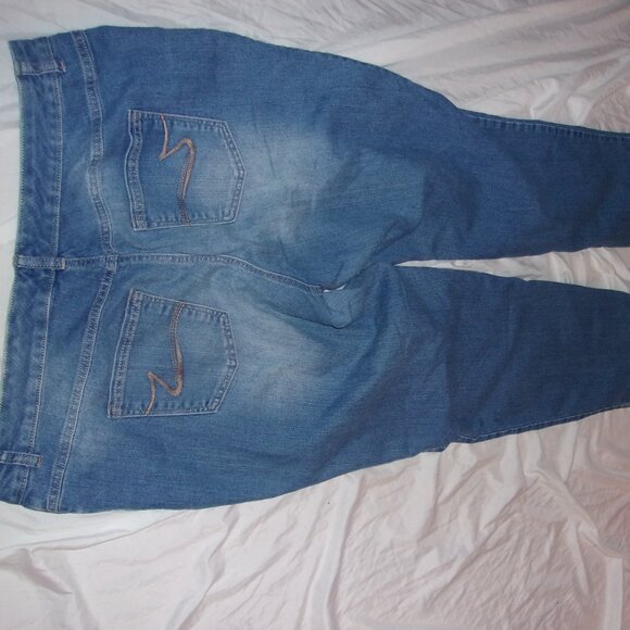 size 22w 22 w plus sized stretch bue jean twenty two denim pants womens - Picture 4 of 5